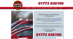 Desktop Screenshot of ambertaxis.com